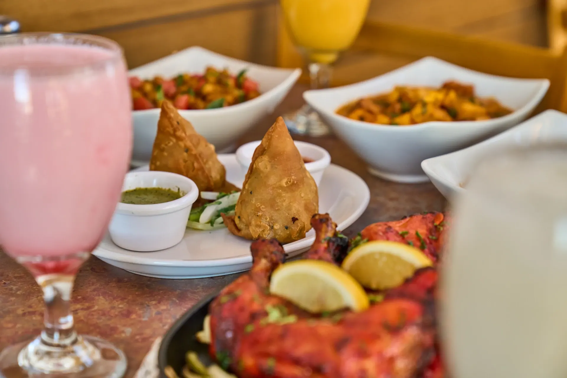 Samosas at Royal Spice Indian Restaurant