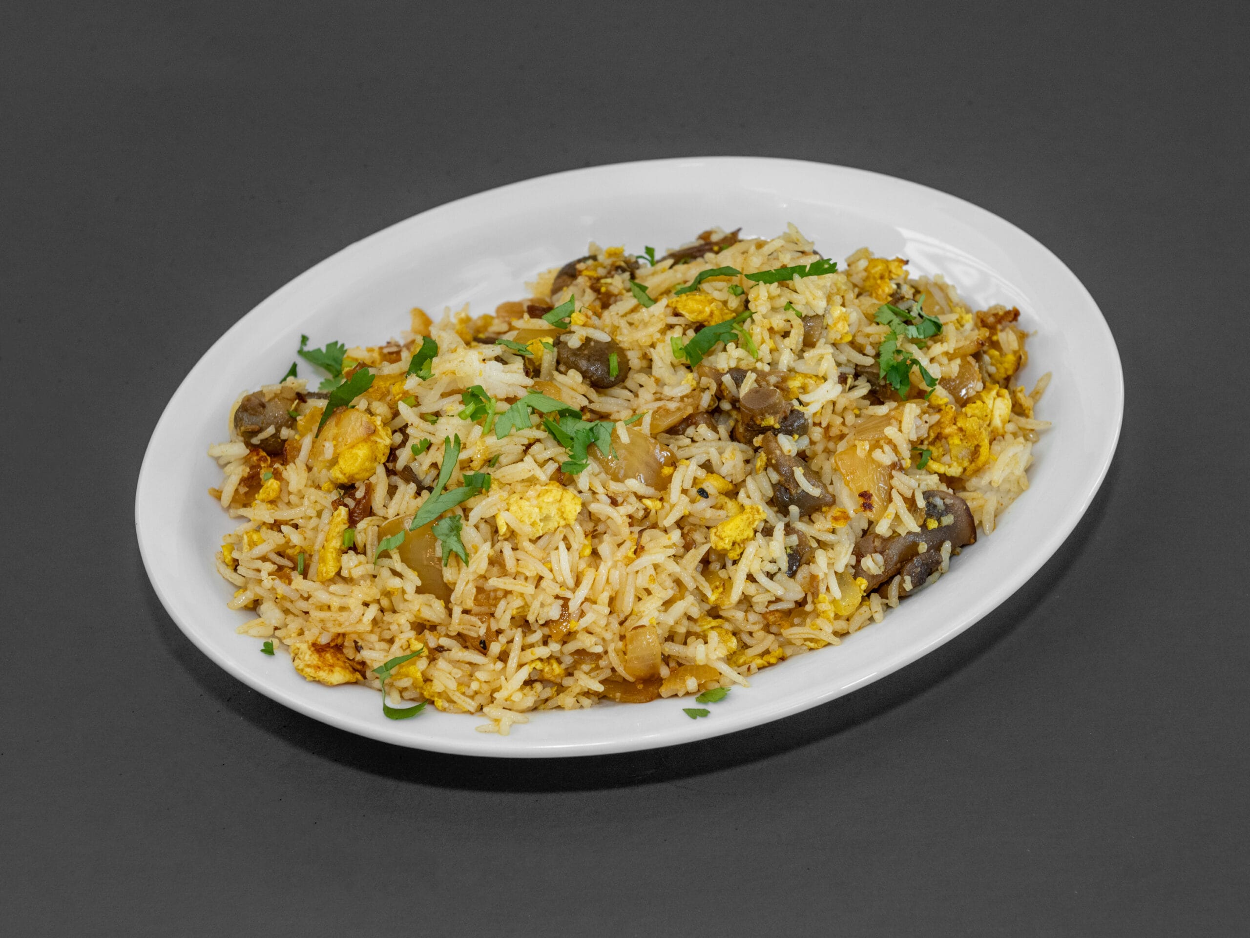 Mushroom Egg Fried Rice